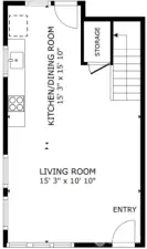 Main floor - dimensions are approximate