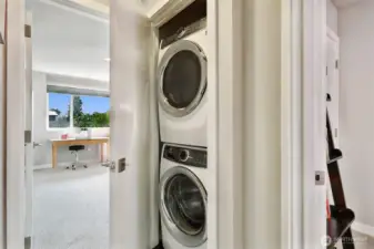 Laundry on the second floor