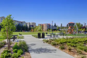New park, just one block to the west