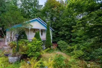 Property on wooded lot.