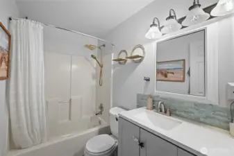 Upstairs bathroom.