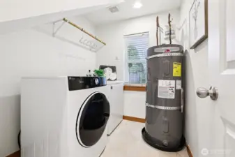 Full-size washer and dryer are included in the sale!