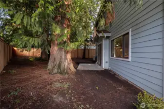 Can be fully fenced, ask friendly listing agent.