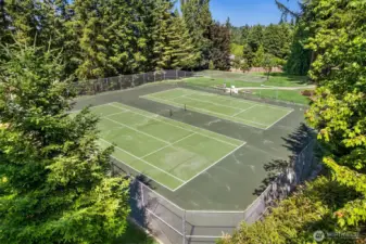 Double tennis courts for the perfect match!