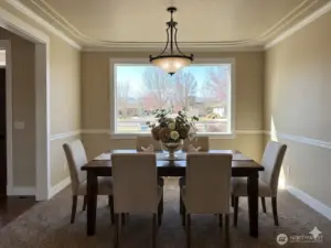 Formal Dining Room at Entry