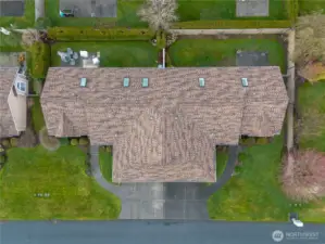 Aerial view of this unit