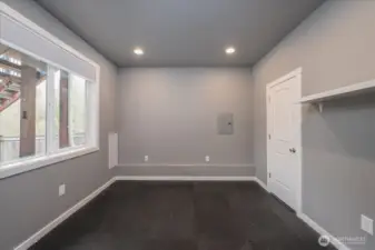 basement bedroom