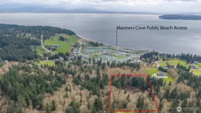 6 acres off of Polnell Road above Mariner's Cove.  Great location not far from town but quiet and secluded.