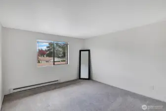 Primary bedroom is very spacious