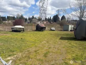 Fenced area for boats and RVs