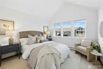 Third bedroom (upstairs).