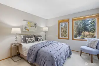 Upstairs guest room.