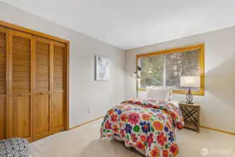 Upstairs guest room.