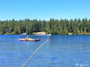 Swimming on Lake Florence!