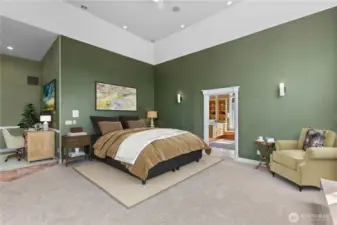 Primary Bedroom  Virtually Staged