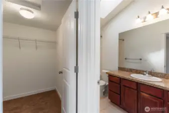 Walk-in Closet in Master