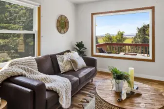 Spacious living room