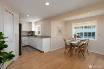 DINING AREA NEXT TO KITCHEN