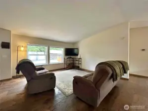 Living room with a great room feel.