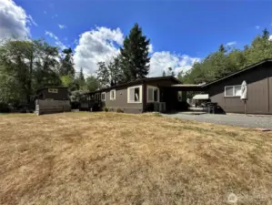 Check out the breezeway. The Catio in patio area stays. Heat pump. The hot tub stays.