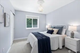Second bedroom upstairs