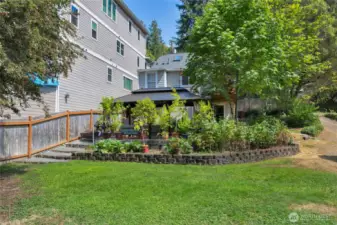 The house is hooked up to public water but there is a well on the property that the sellers use for watering.