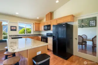 Spacious kitchen