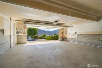 Two car garage