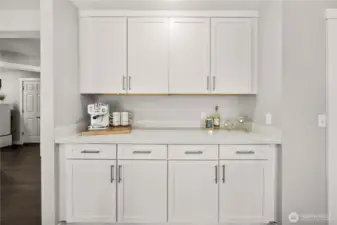 Great storage throughout the kitchen!