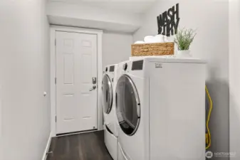 Laundry room on main floor.