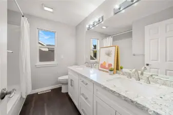 Full guest bathroom on 2nd floor.