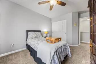 Bedroom 4 - Inviting upstairs bedroom with plush carpet.