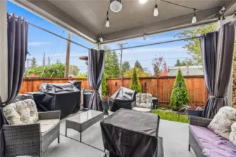 Beautiful covered patio