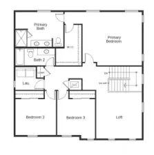 Photo not of actual home. Tub an upgrade in this community.