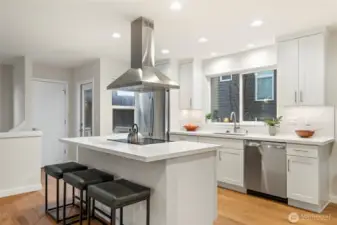 Brand new appliances with warranties.