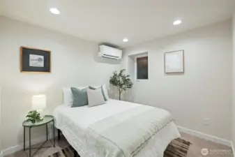 Second bedroom on the lower level.