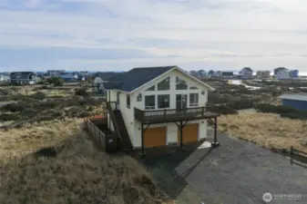 2 story 3 bedroom 1 3/4-bathroom home with ample parking and fenced back yard.