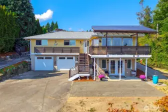 Separate lower entry