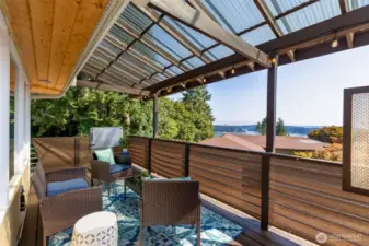 Front porch with a view!