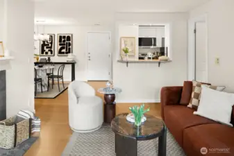 Open sightlines make it easy to stay connected — whether you’re cooking, hosting, or just enjoying a slow Sunday at home.