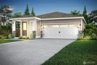 Example of the Aspen floor plan to be located at 6324 NW Bruggman Loop