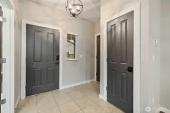 Large entryway.