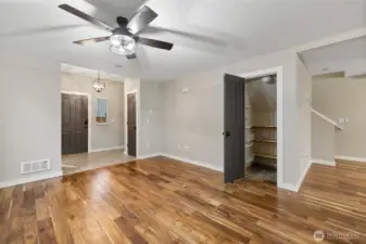 Large open floorplan.