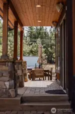 patio with furniture