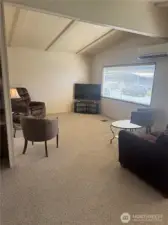 The open space is light and bright