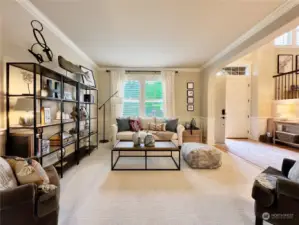 Living room, spacious & bight