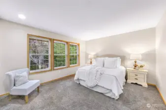 Primary Suite with lots of natural light