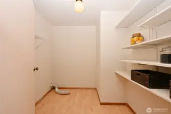 Full size laundry room and pantry