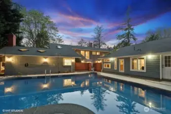 Just in time for summer enjoy this newly rocoated heated salt water pool.