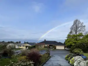 View from front yard
